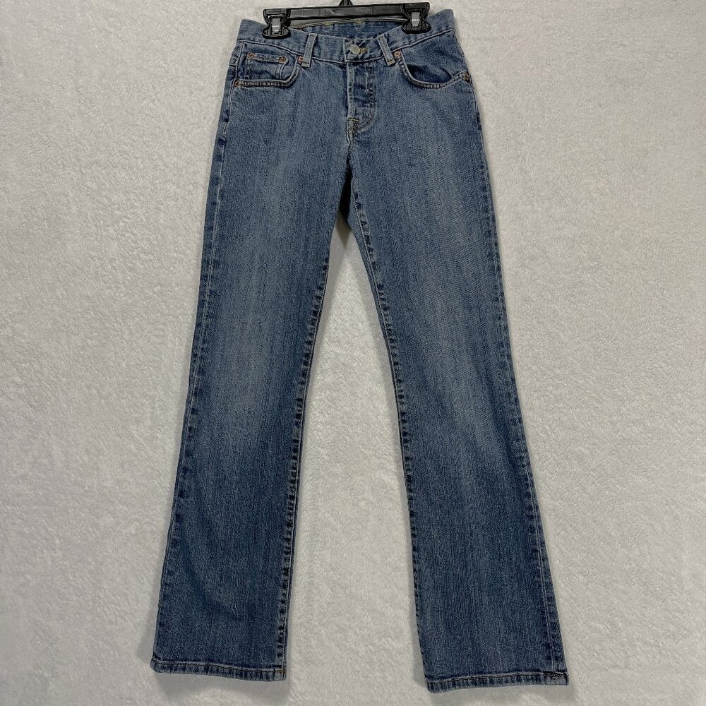 Lucky Brand Easy Rider Jeans Sz 0/25 USA Made Y2K 2005 Button Fly Low Rise